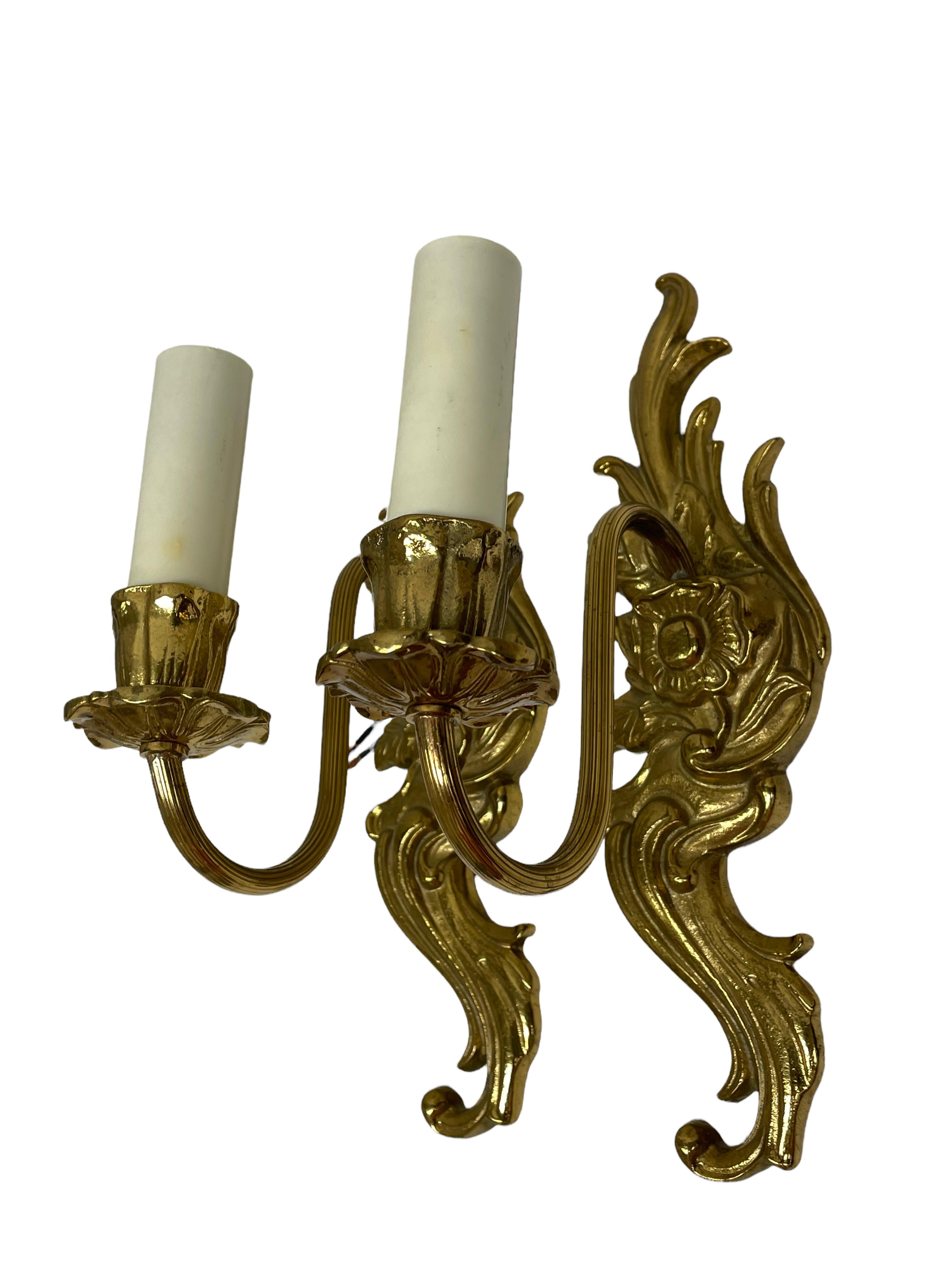 bronze candle sconces