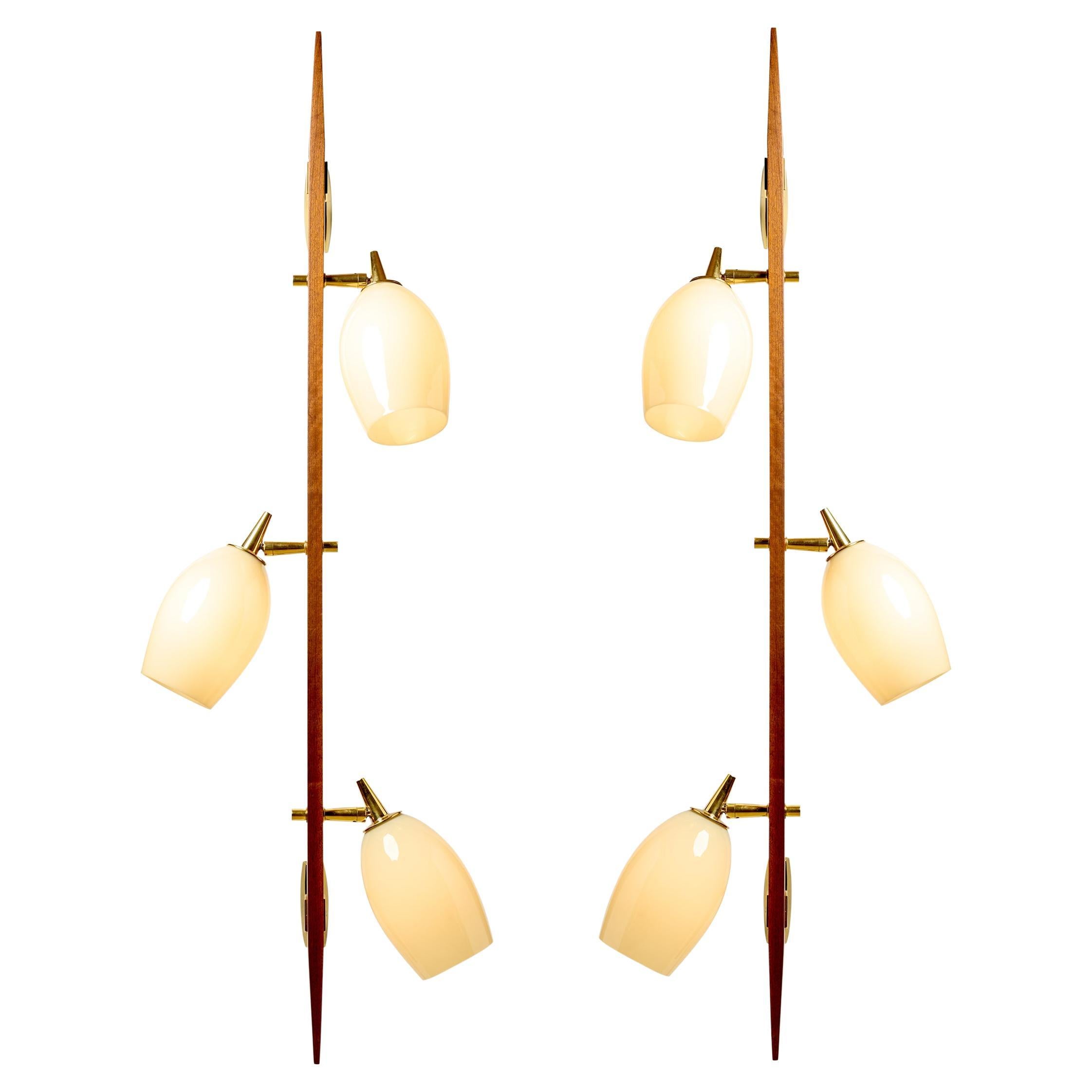Pair of Wall Sconces in the Style of Paavo Tynell, 1950s