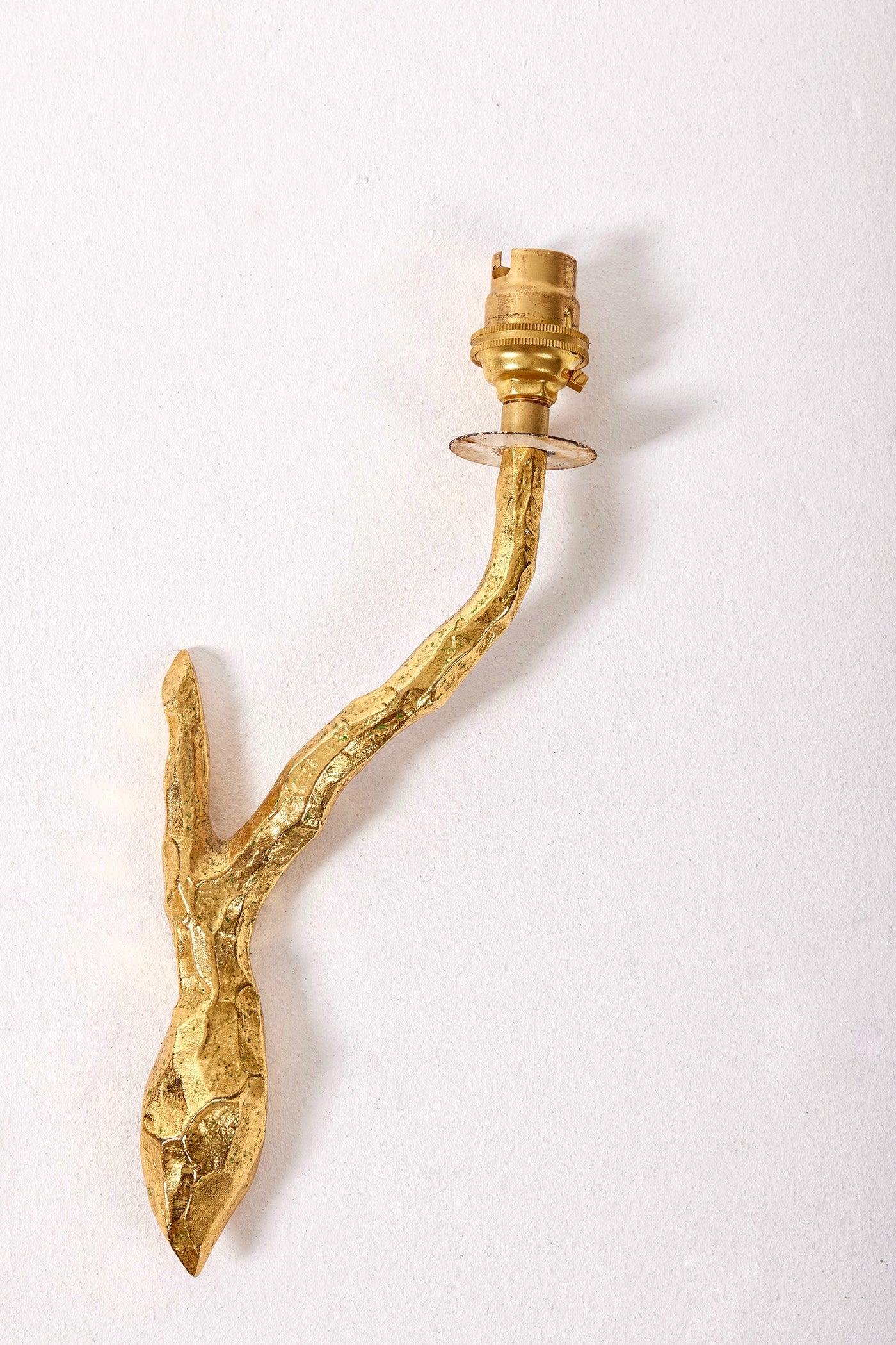 Pareja de apliques Maison Arlus, años 60 Bronce en venta