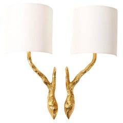 Pair of Wall Sconces Maison Arlus, 1960s