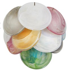 Pair of Murano Discs Wall Sconces