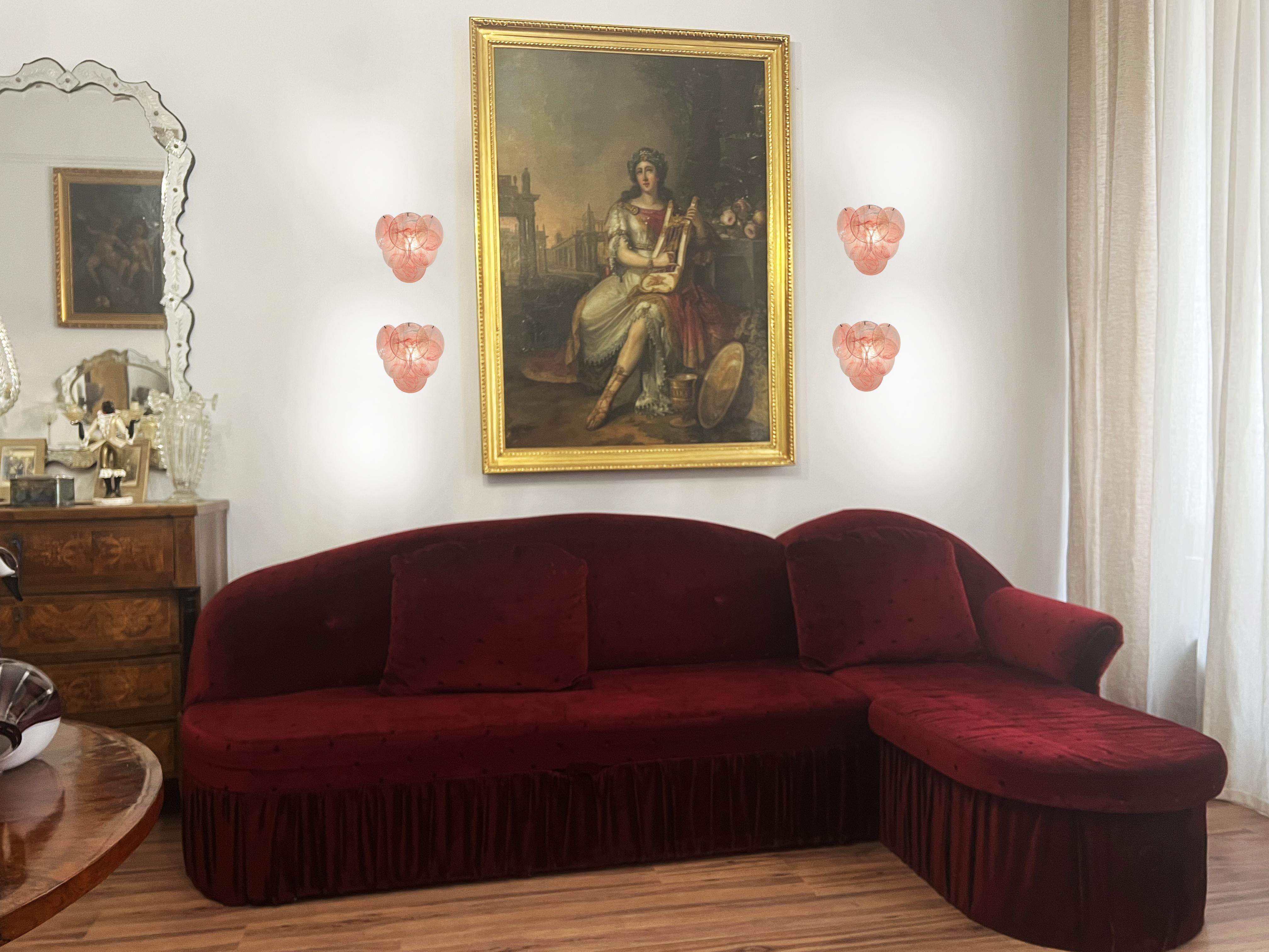 Pareja de Apliques Discos de Murano en Bueno estado para la venta en Budapest, HU