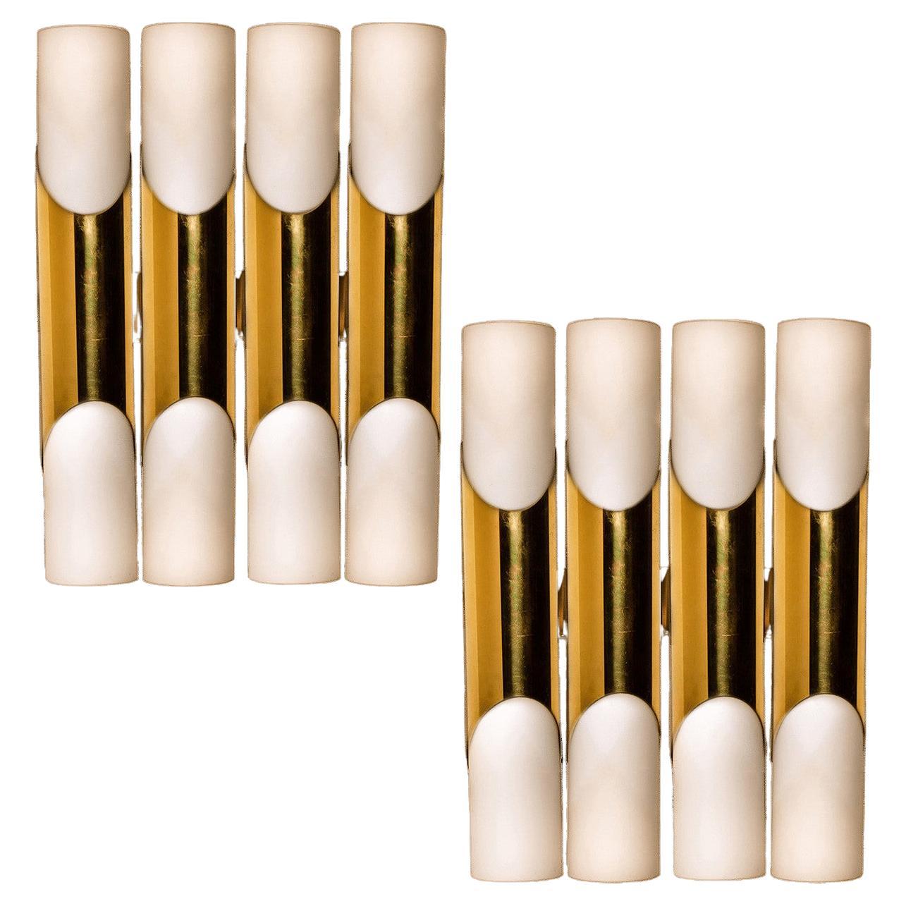 Pair of Wall Sconces or Wall Lights in the Style of RAAK, 1970