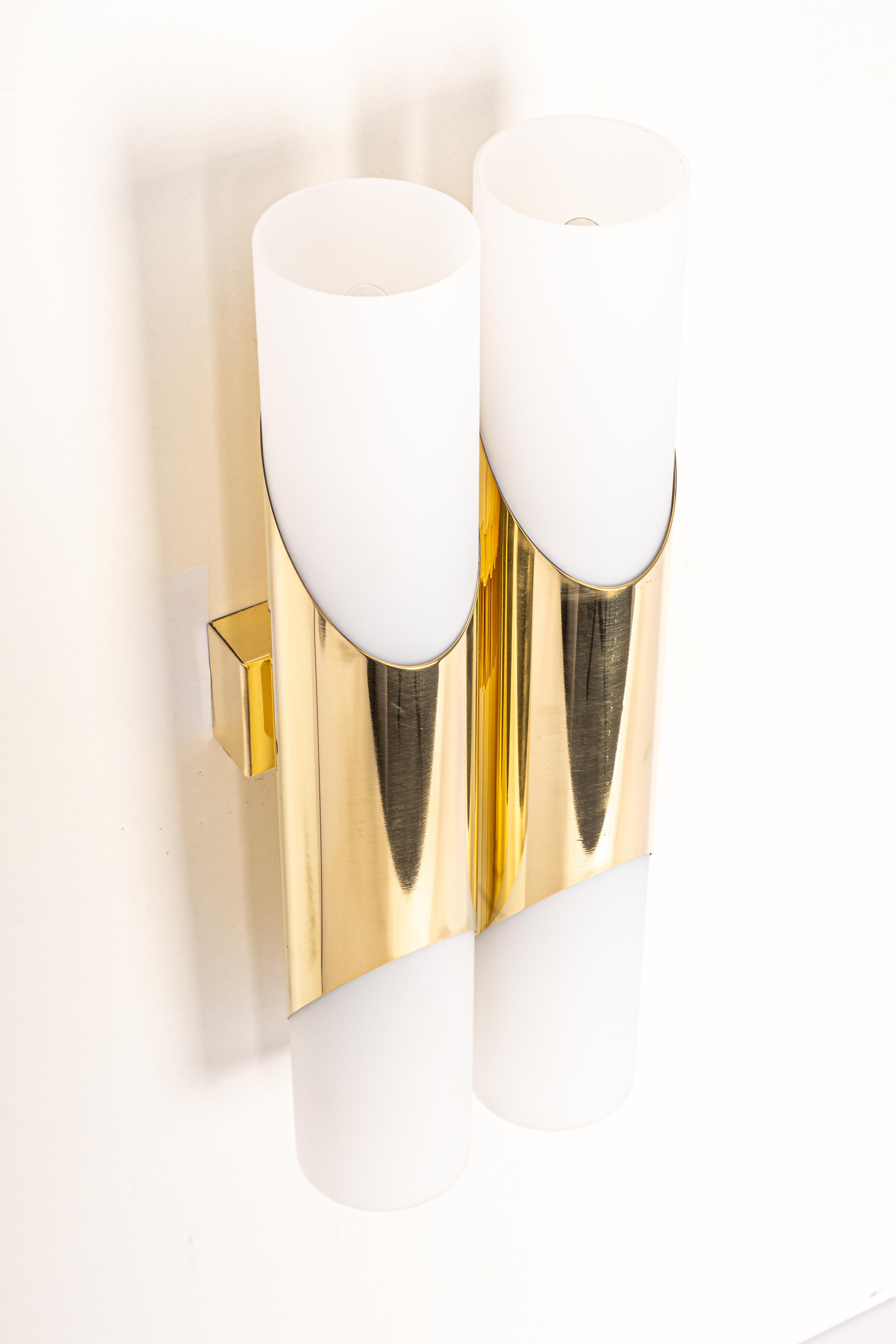 Pair of Wall Sconces or Wall Lights in the Style of RAAK, Germany, 1970 In Good Condition For Sale In Aachen, NRW