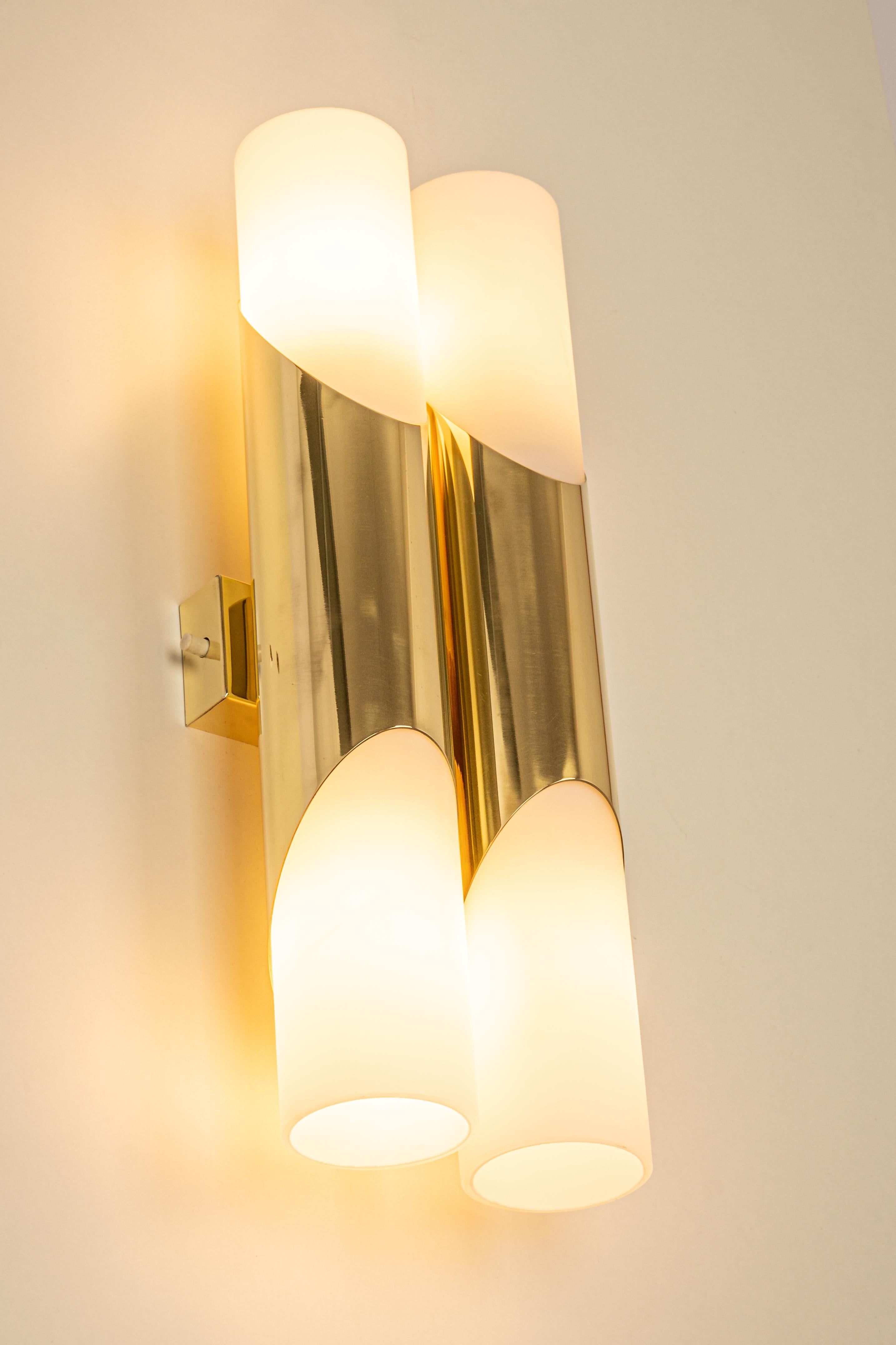 Pair of Wall Sconces or Wall Lights in the Style of RAAK, Germany, 1970 For Sale 1