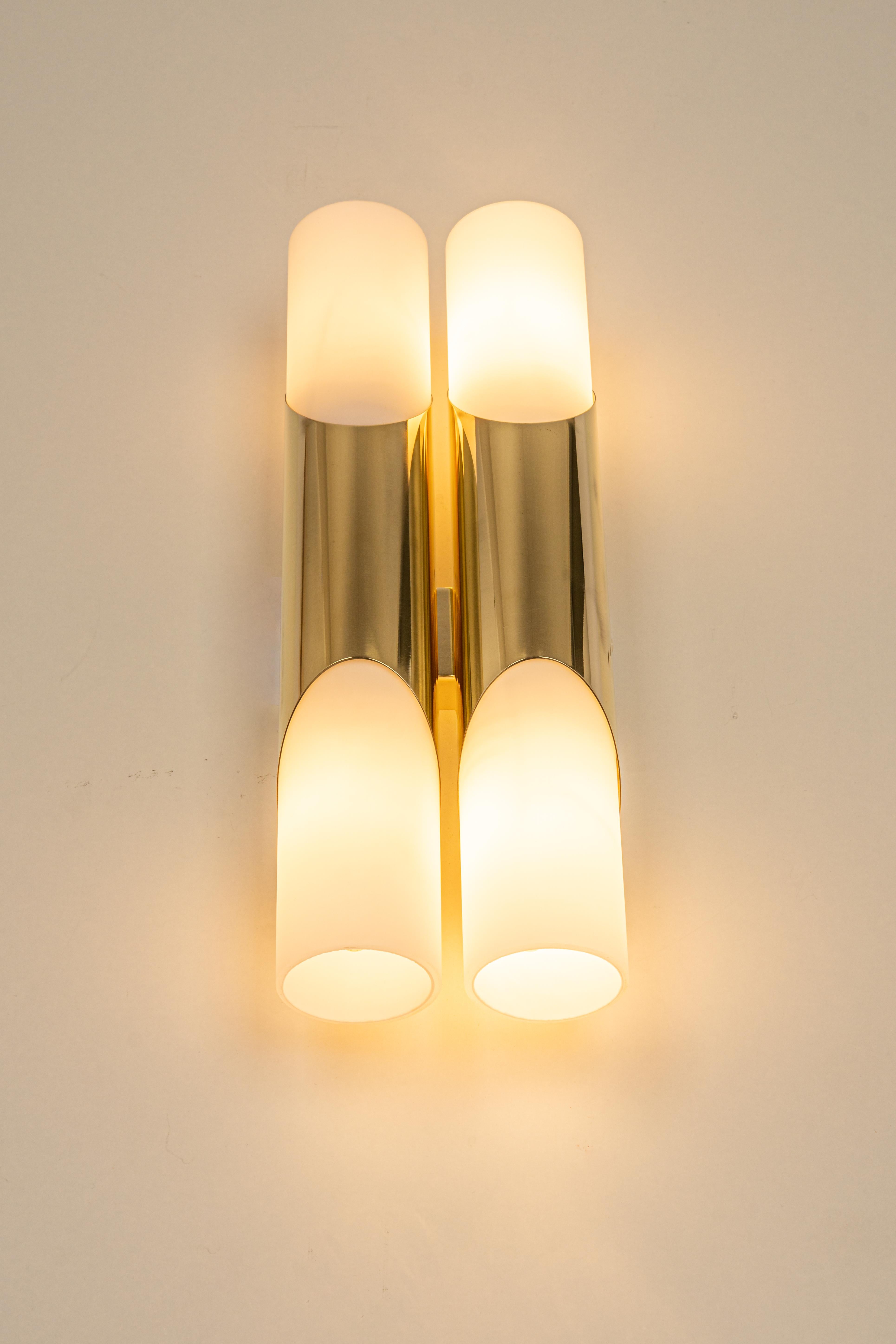 Pair of Wall Sconces or Wall Lights in the Style of RAAK, Germany, 1970 For Sale 2