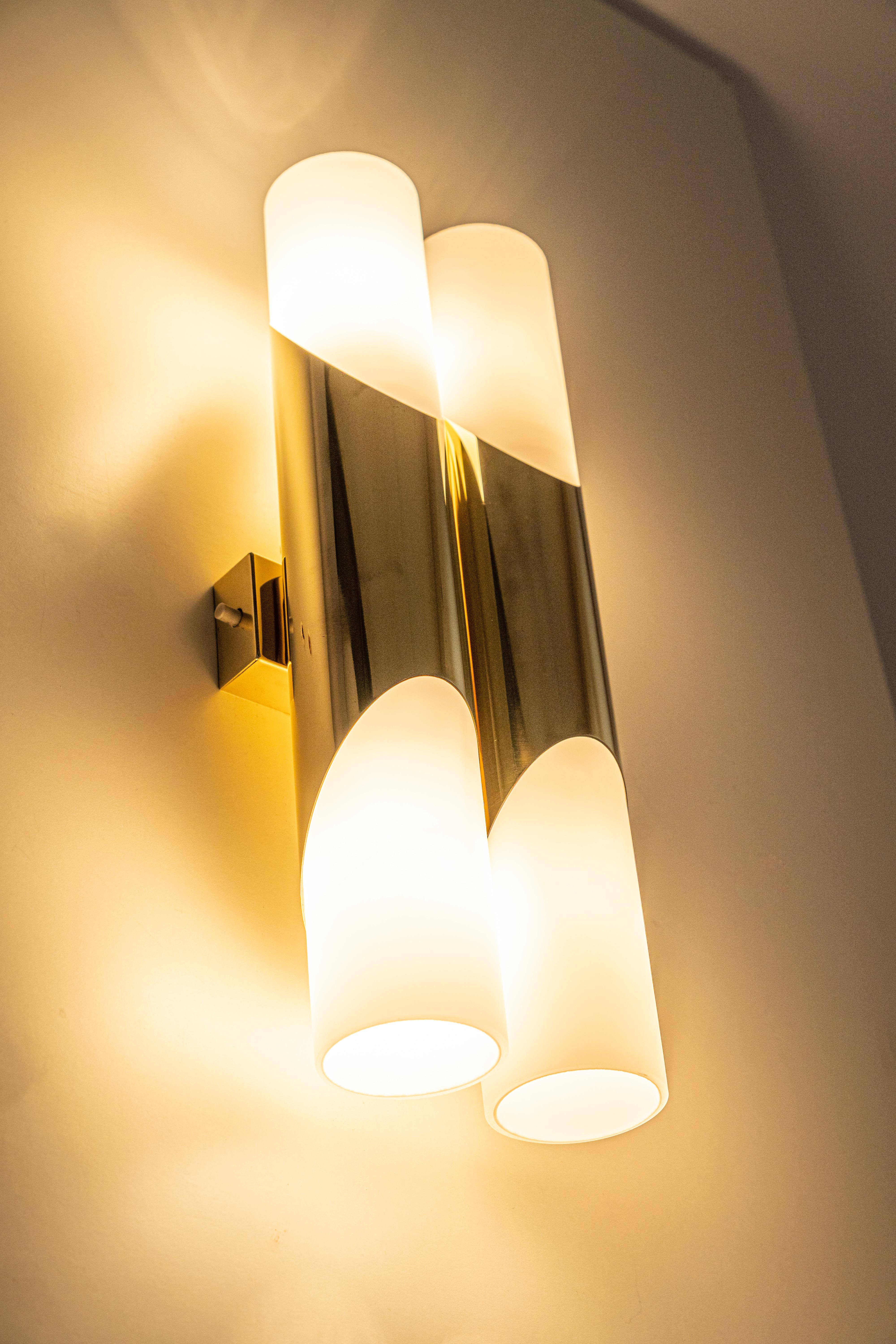 Pair of Wall Sconces or Wall Lights in the Style of RAAK, Germany, 1970 For Sale 3