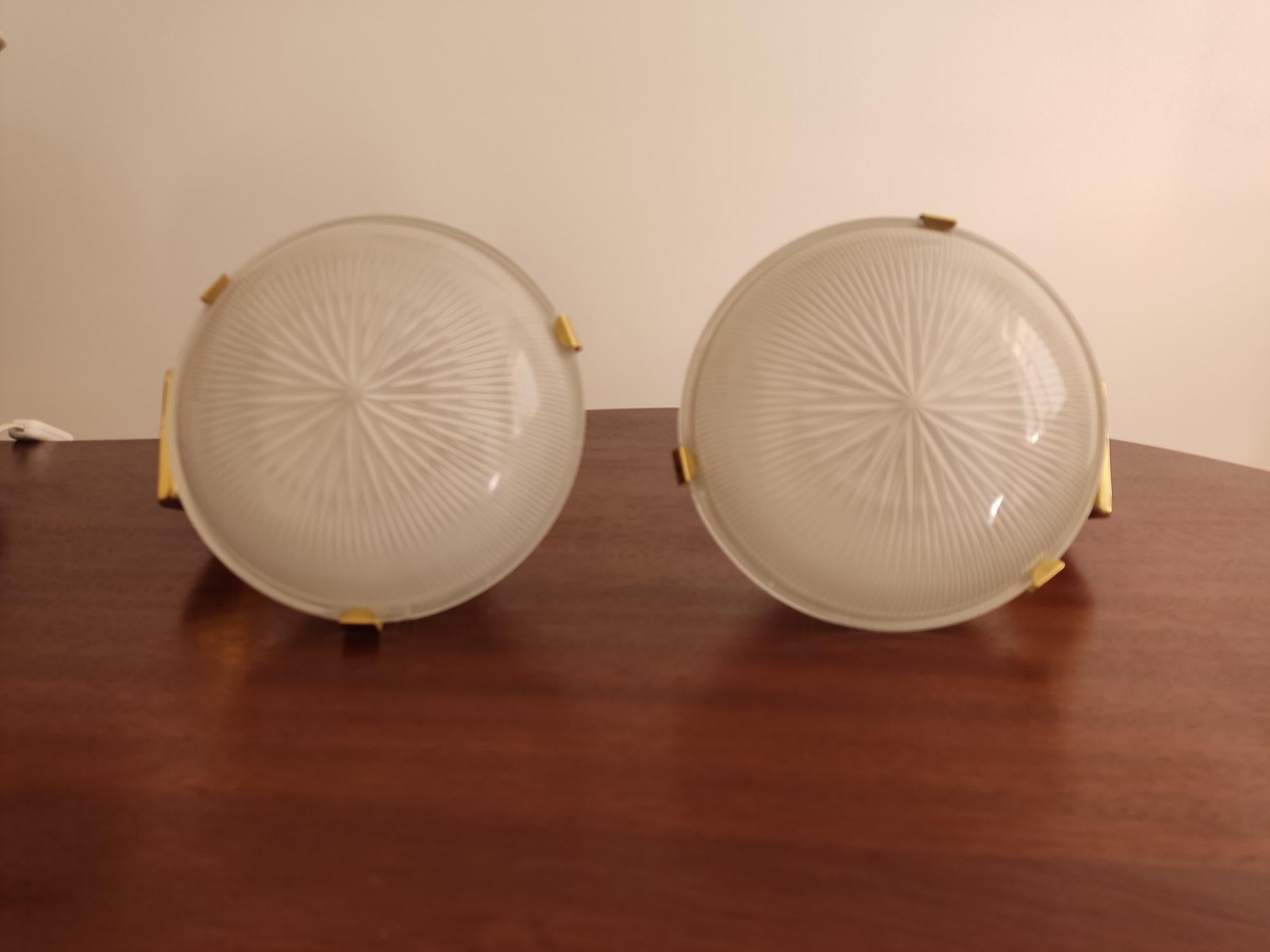 20th Century Pair of wall sconces Stilnovo - Italy 1950s. For Sale