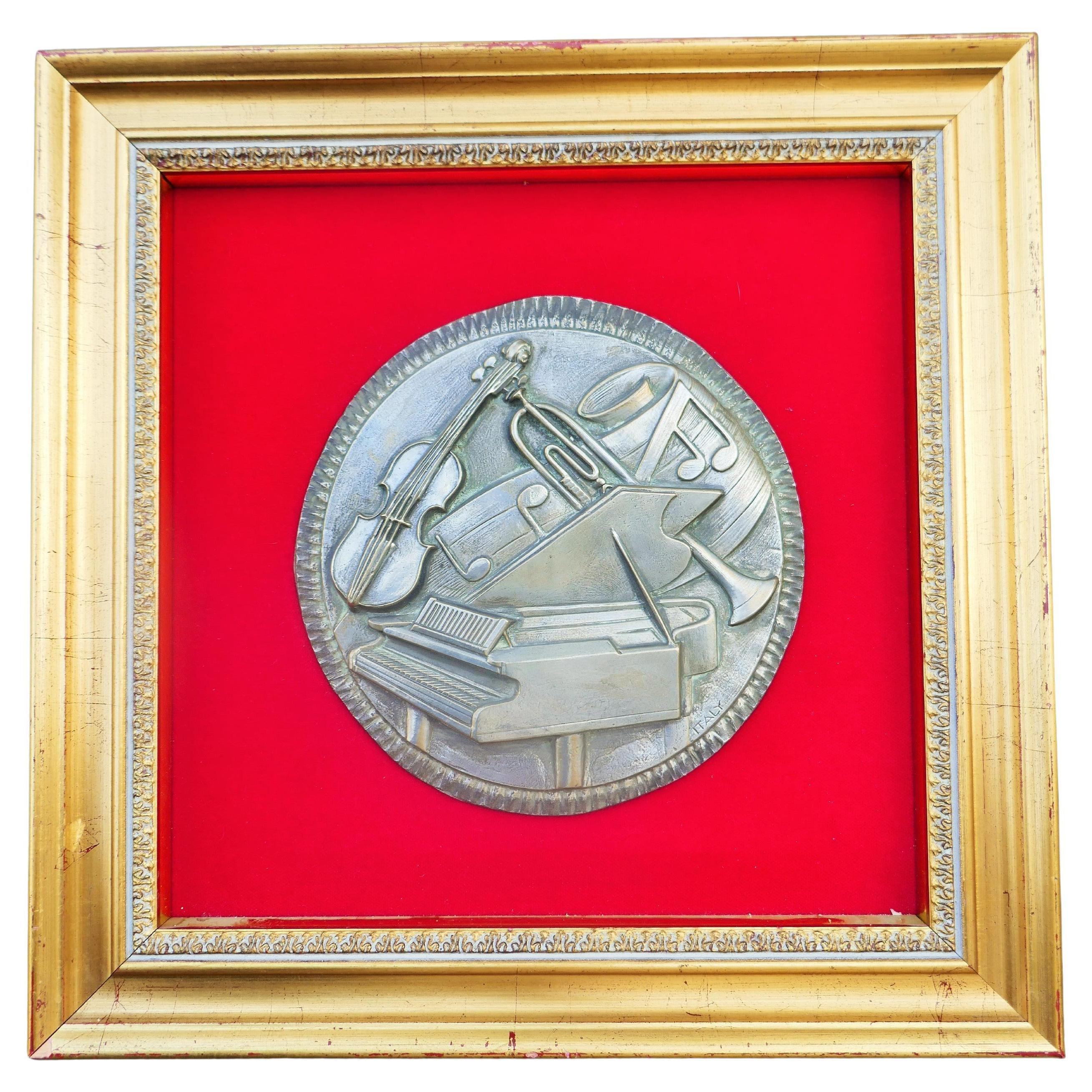 Zwei große Wandskulpturen von Musikinstrumenten - Lorioli (Grammy Award) im Zustand „Gut“ im Angebot in Lugo, IT