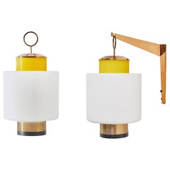 Pair of Wall and Table Lamps by Stilnovo