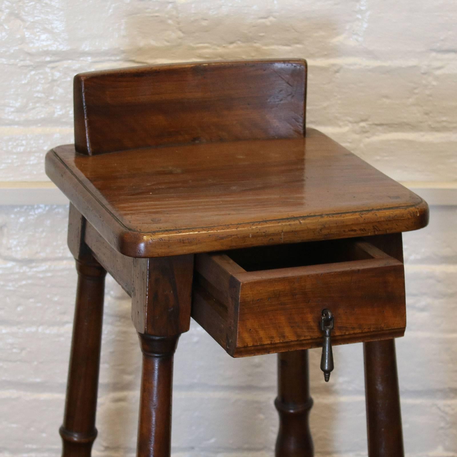 French Pair of Walnut Bedside Tables - PBT3