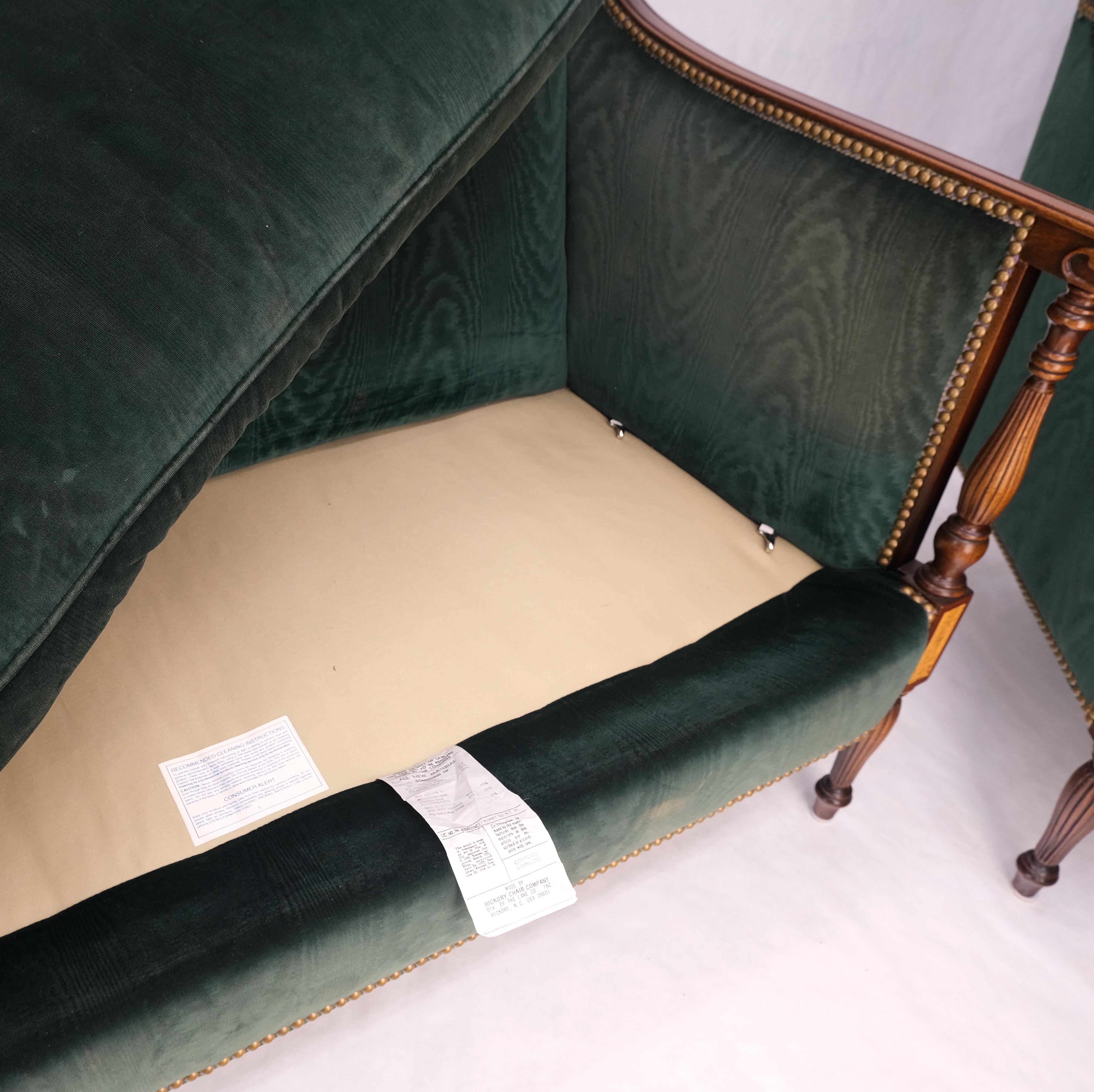 Pair of Walnut & Burl Fine Regency Decorative Love Seats Sofas Settees  4