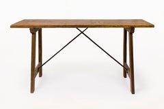Pair of Walnut Console Tables, 18th Century, Spain
