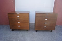 Pair of Walnut Dressers, Model 4620, by George Nelson for Herman Miller
