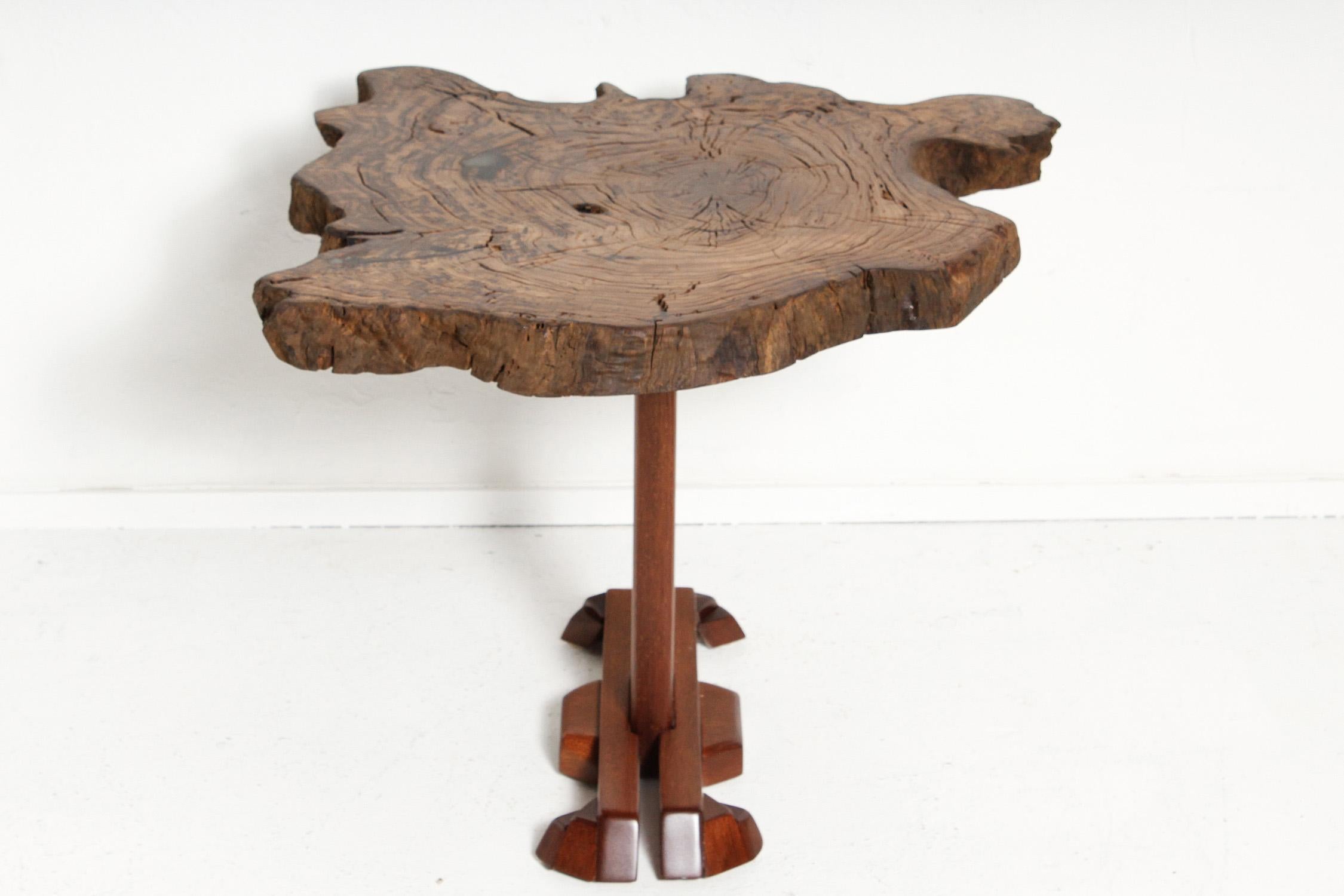 Walnut Free Edge Side Table 10