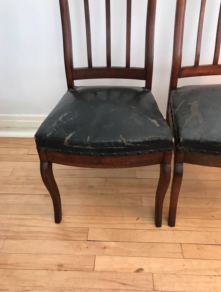 Pair of Walnut Gothic Revival Hall Chairs For Sale at 1stDibs gothic revival furniture for sale