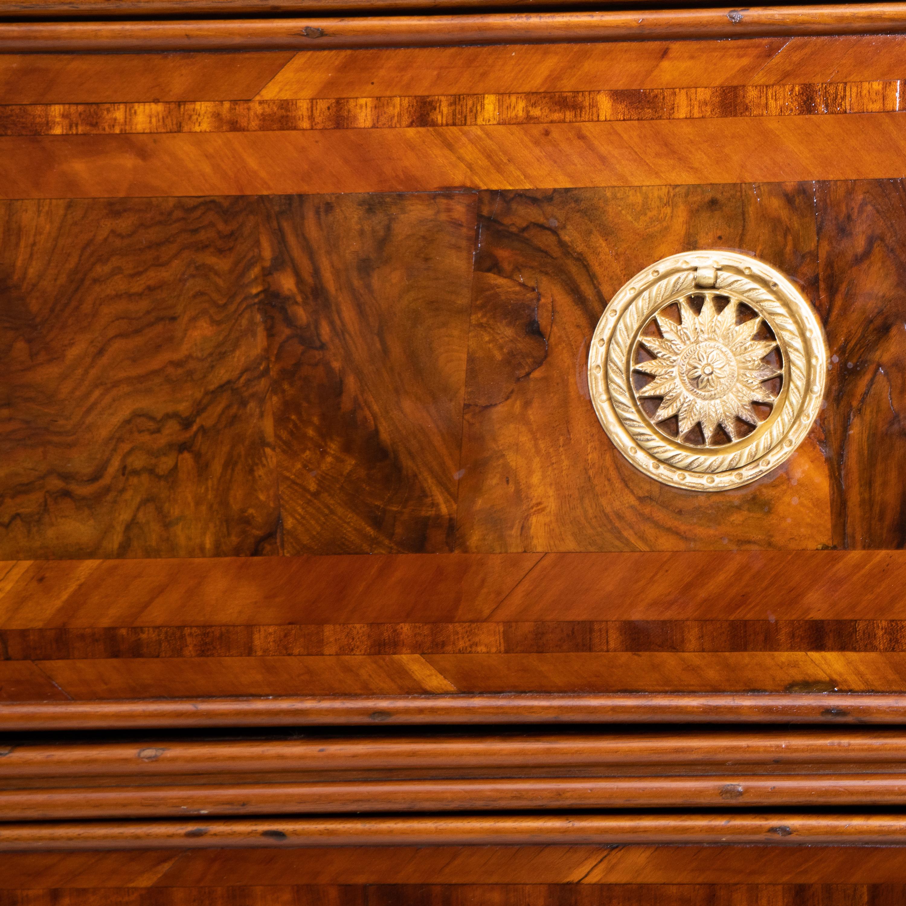 Pair of Walnut Louis Seize Chests of Drawers, Late 18th Century 3