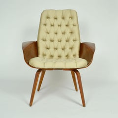 Pair of 'Mrs' Lounge Chair by George Mulhauser for Plycraft