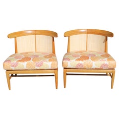 Pareja de sillas Slipper de nogal de John Lubberts Lambert Mulder para Tomlinson