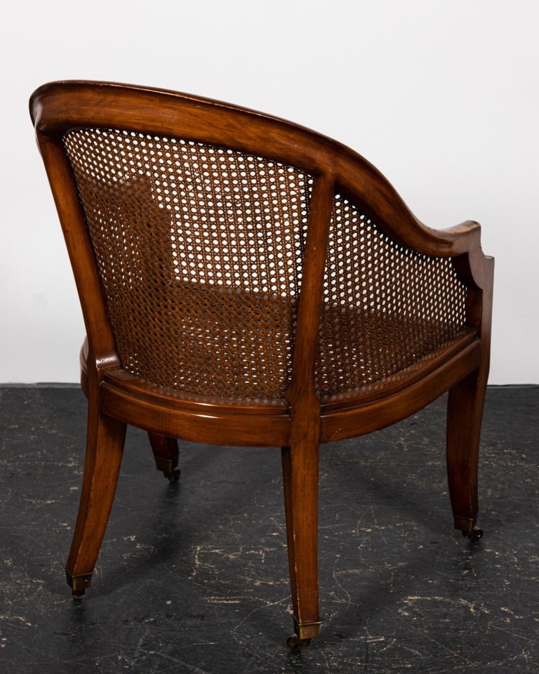 Pair of Walnut Spoon Back Chairs at 1stDibs