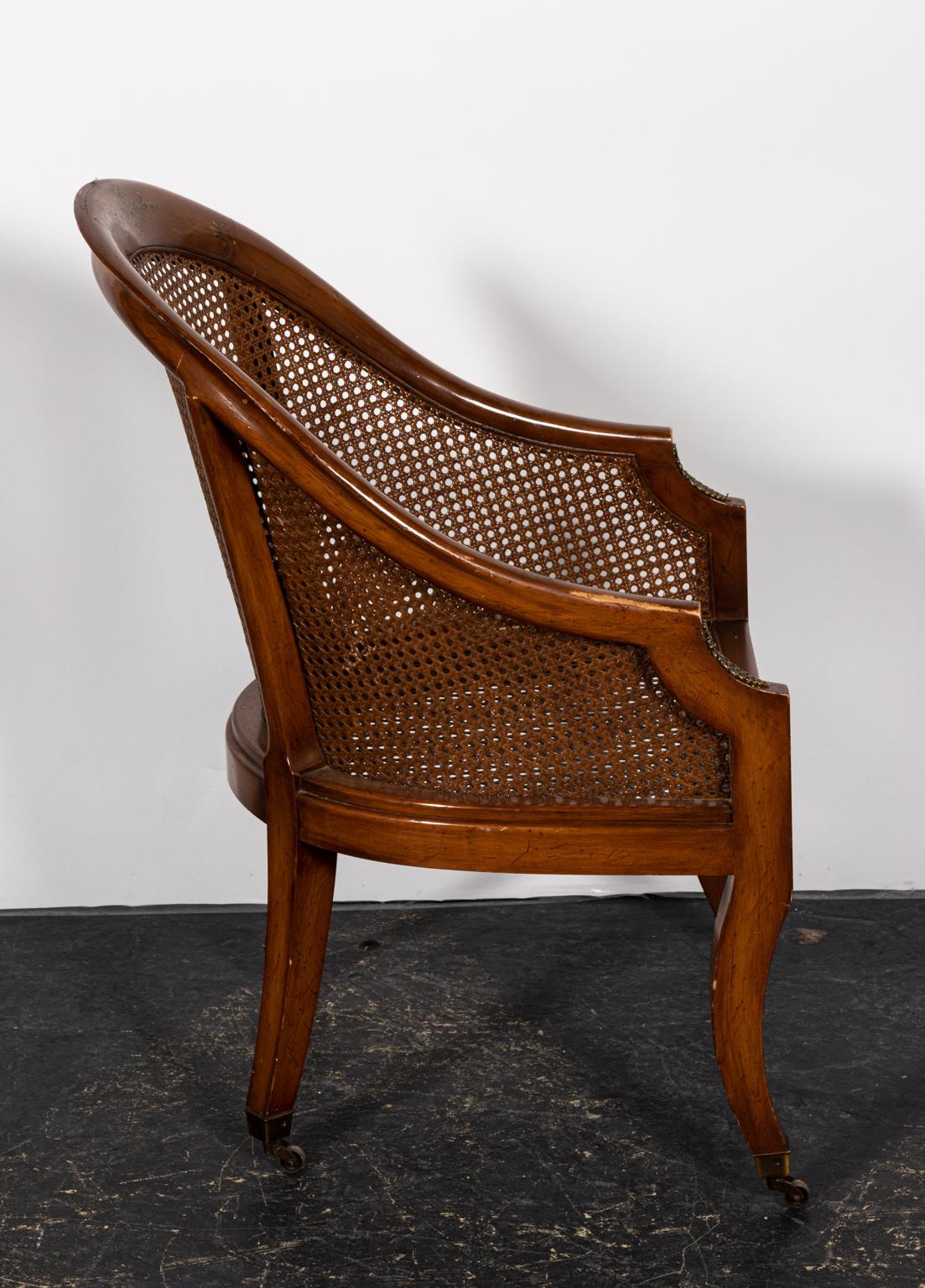Pair of Walnut Spoon Back Chairs 1