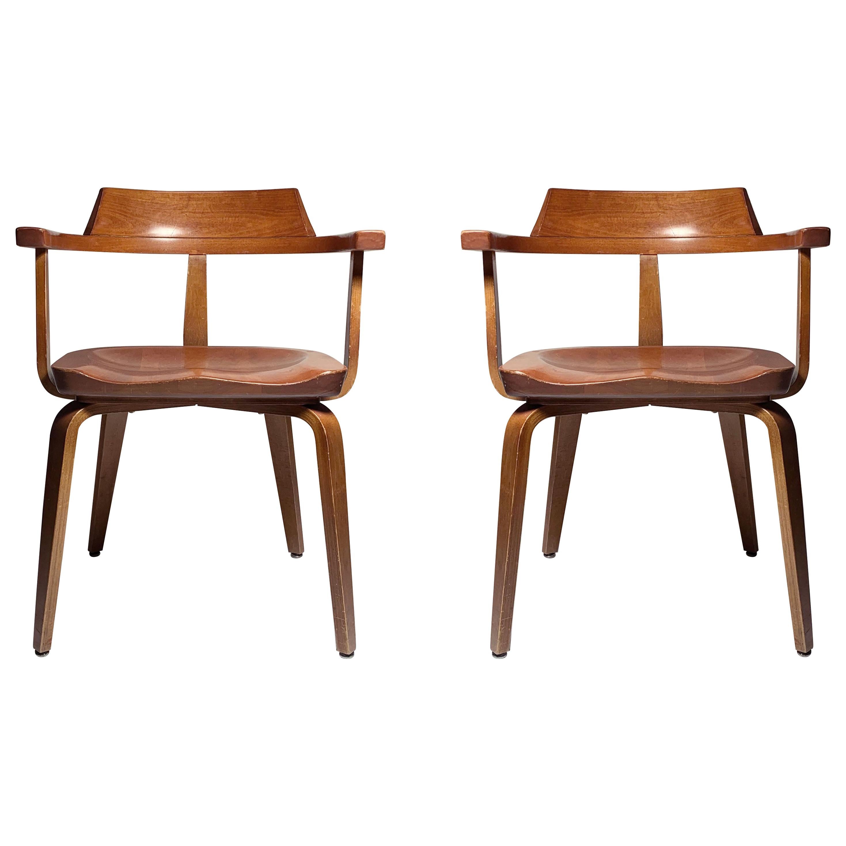Pair of Walter Gropius Chairs for Thonet