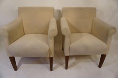 Pair of Walter Knoll Armchairs Chairs