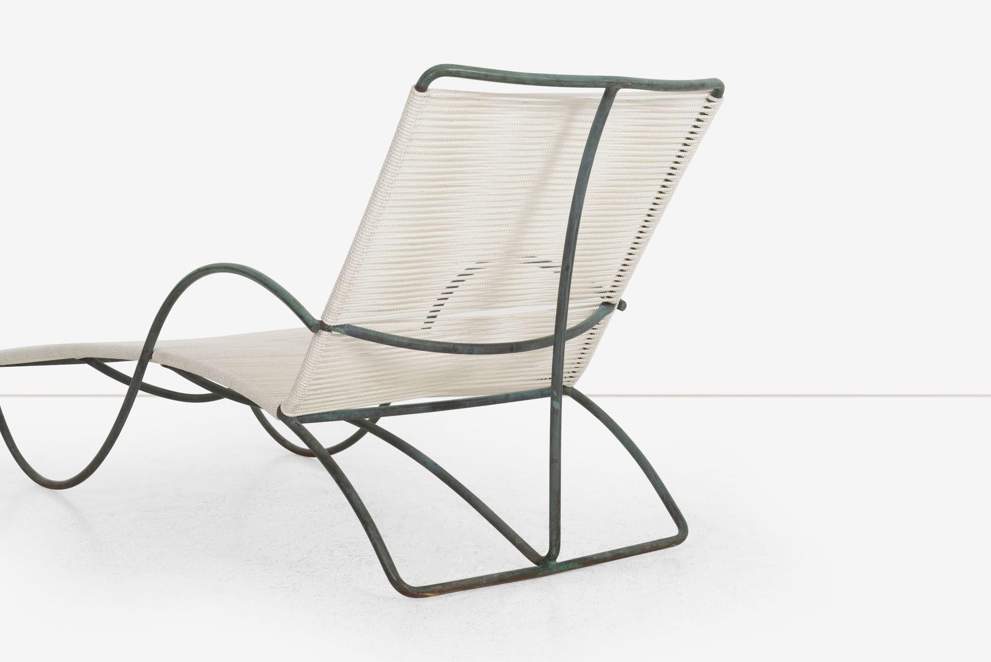 Pair of Walter Lamb Bronze Chaise Lounges for Brown Jordan, Model C-4700, 1960 in vendita 6
