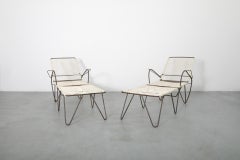 Pareja de tumbonas de exterior inspiradas en Walter Lamb