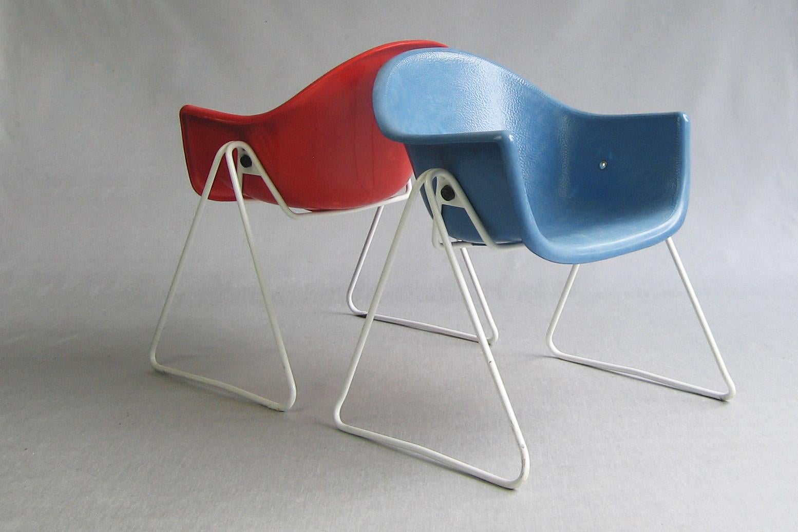 Pareja de sillas infantiles Walter Papst, Wilkhahn, Alemania 1961 - 1968 en venta 4