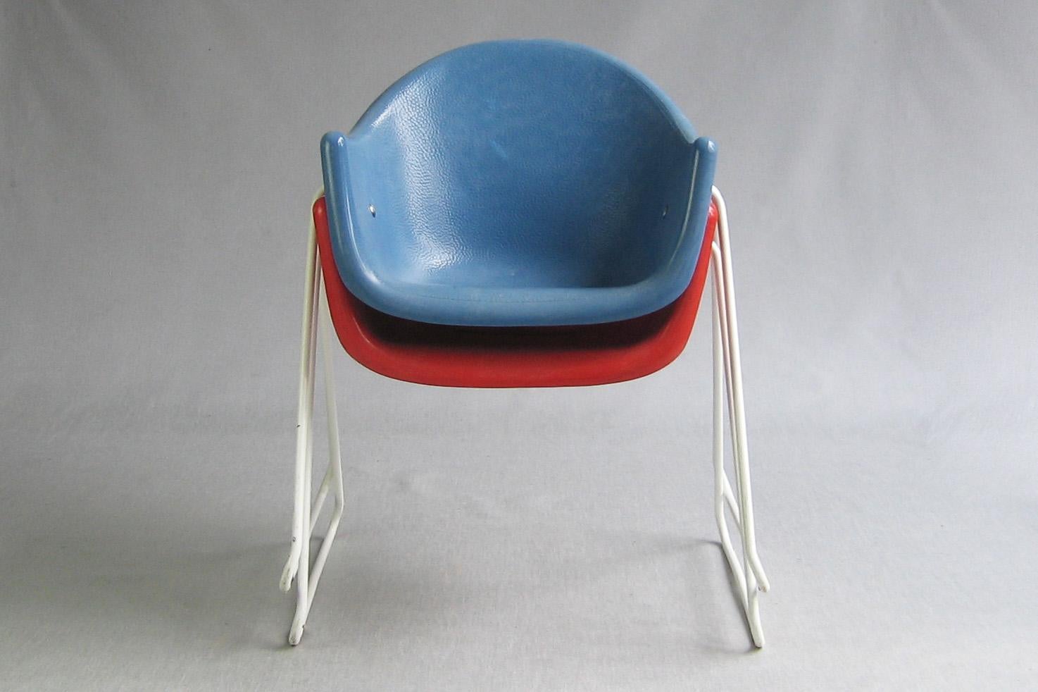 Mid-Century Modern Pair of Walter Papst kids chairs, Wilkhahn, Germany 1961 - 1968 For Sale