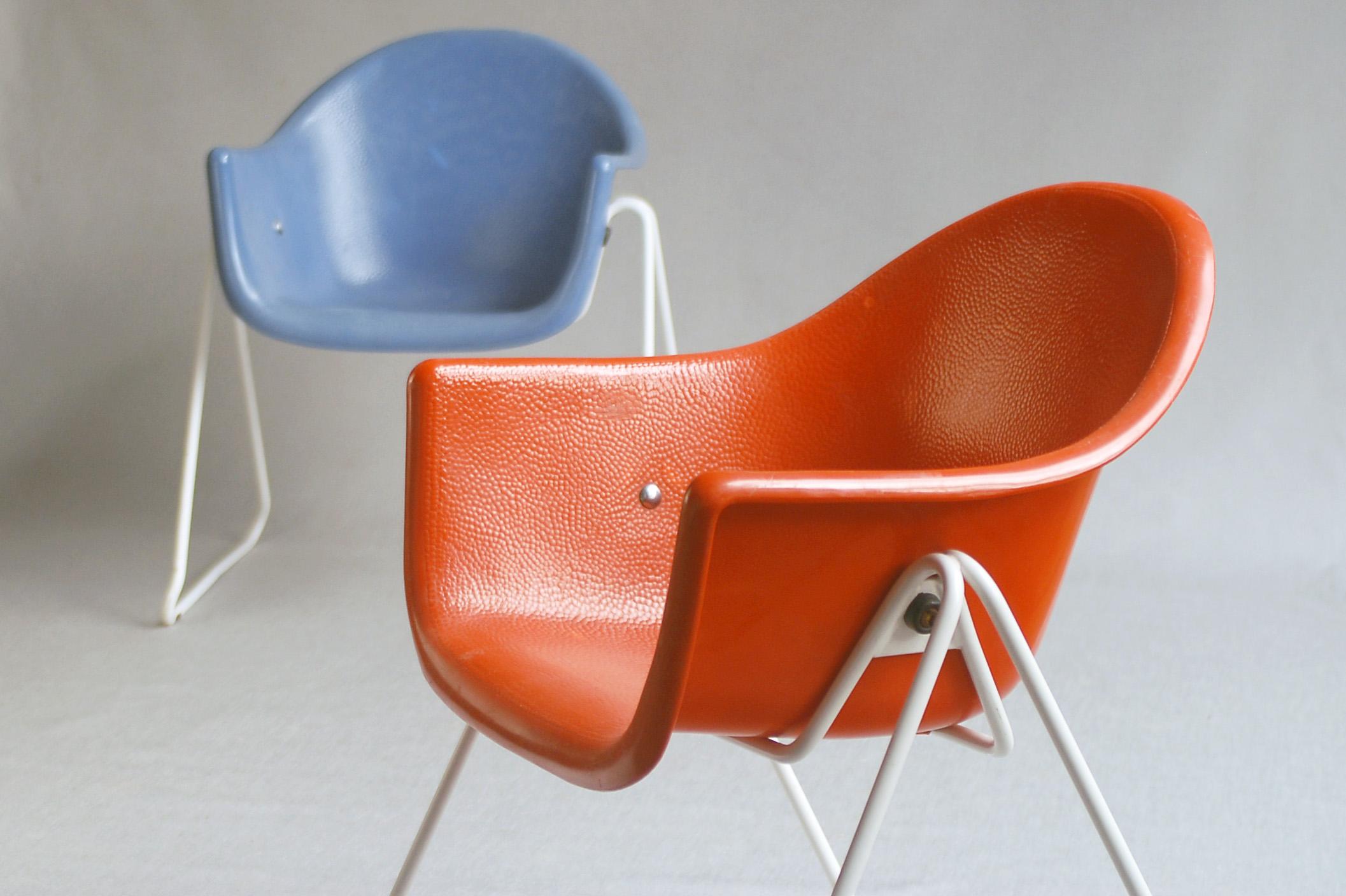 Pair of Walter Papst kids chairs, Wilkhahn, Germany 1961 - 1968 For Sale 2