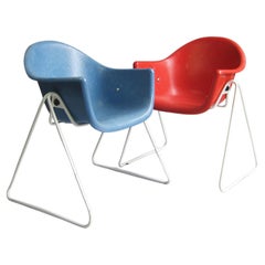 Vintage Pair of Walter Papst kids chairs, Wilkhahn, Germany 1961 - 1968