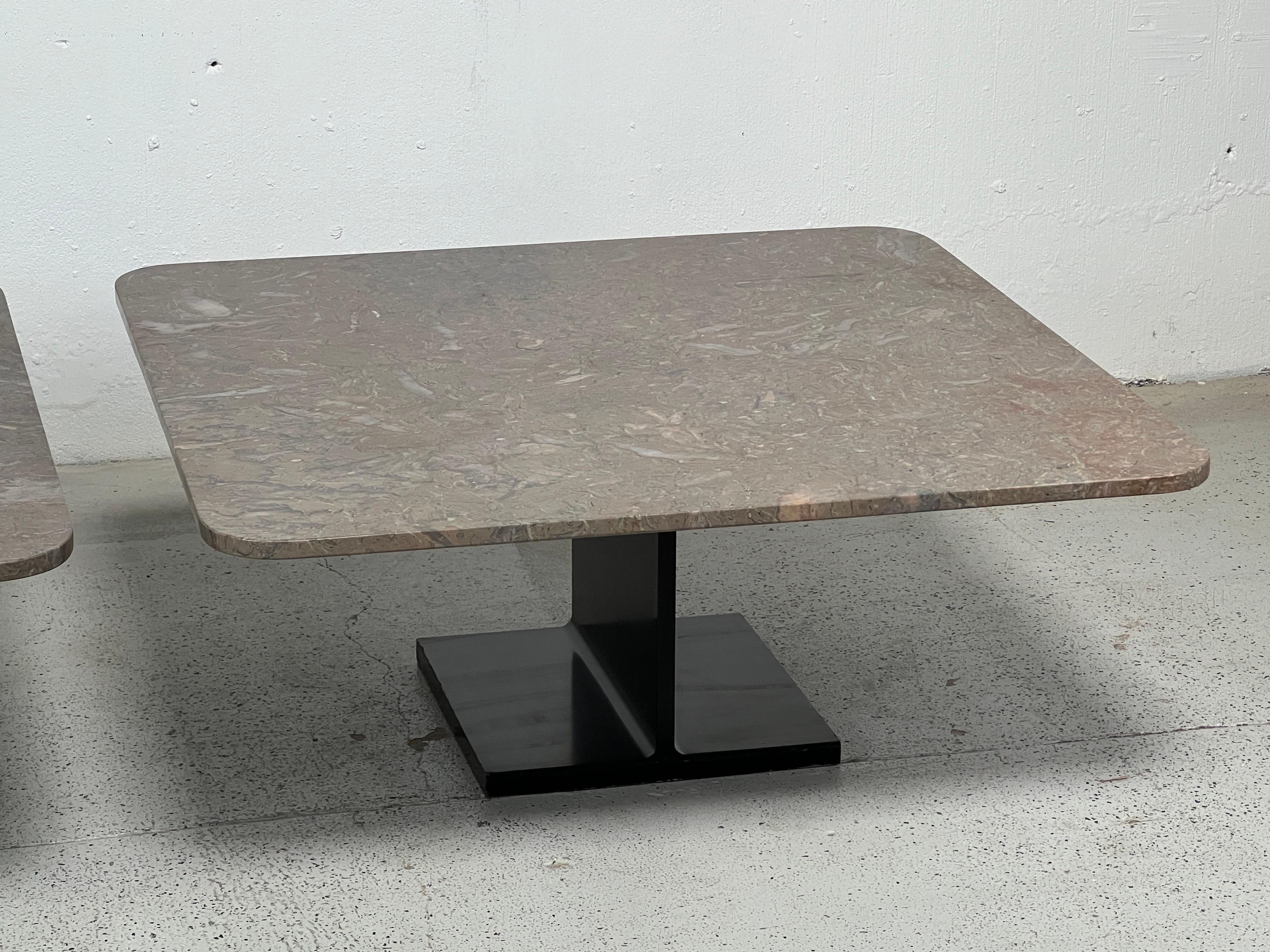 Pair of Ward Bennett I-Beam Coffee Tables 13