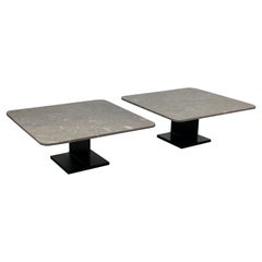 Pair of Ward Bennett I-Beam Coffee Tables