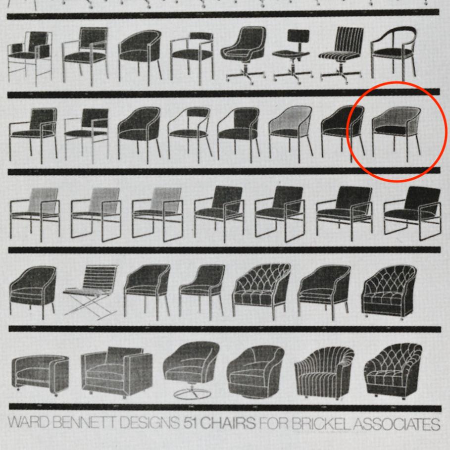 Paire de fauteuils de salon Landmark de Ward Bennett en vente 11