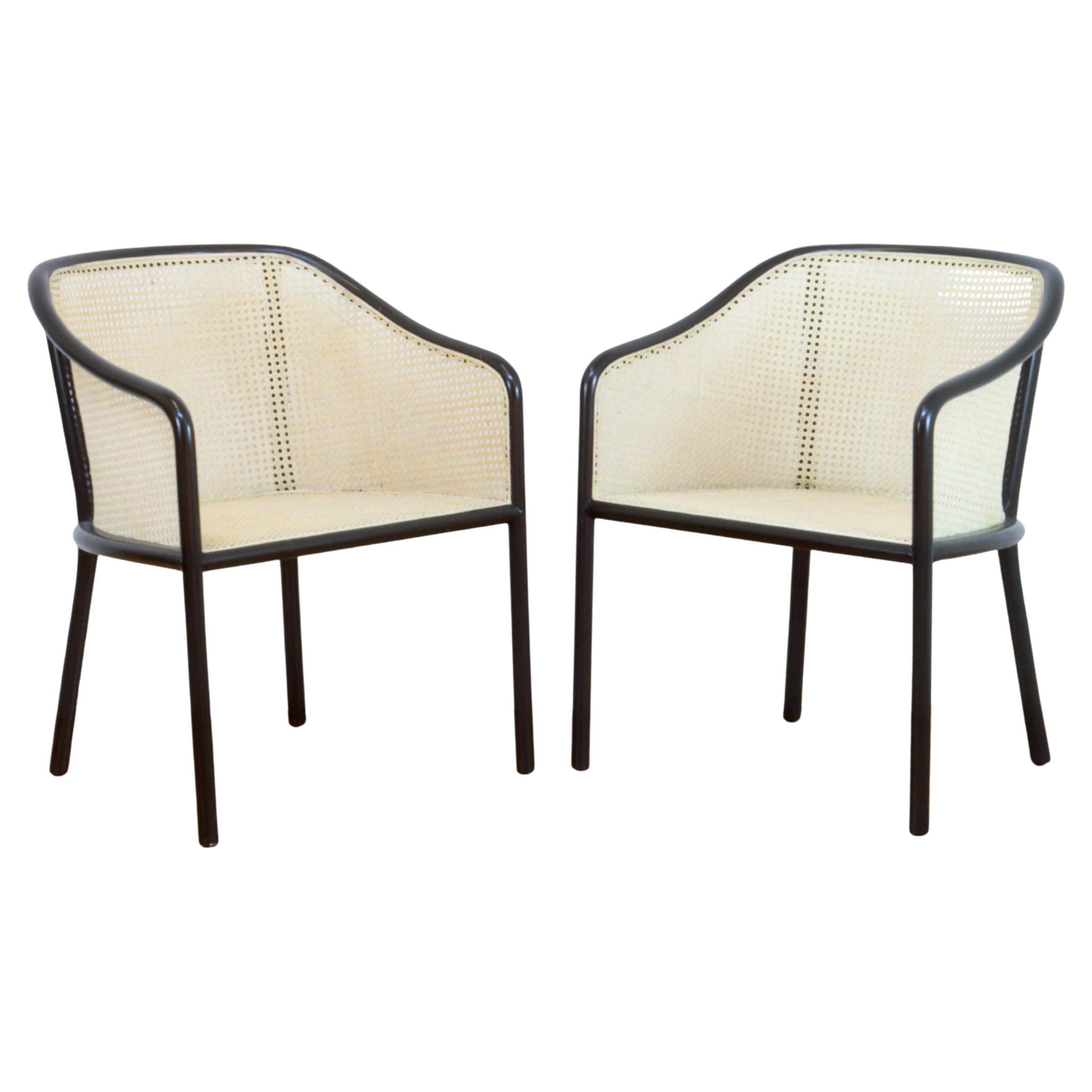 Pair of Ward Bennett "Landmark" Lounge Chairs For Sale