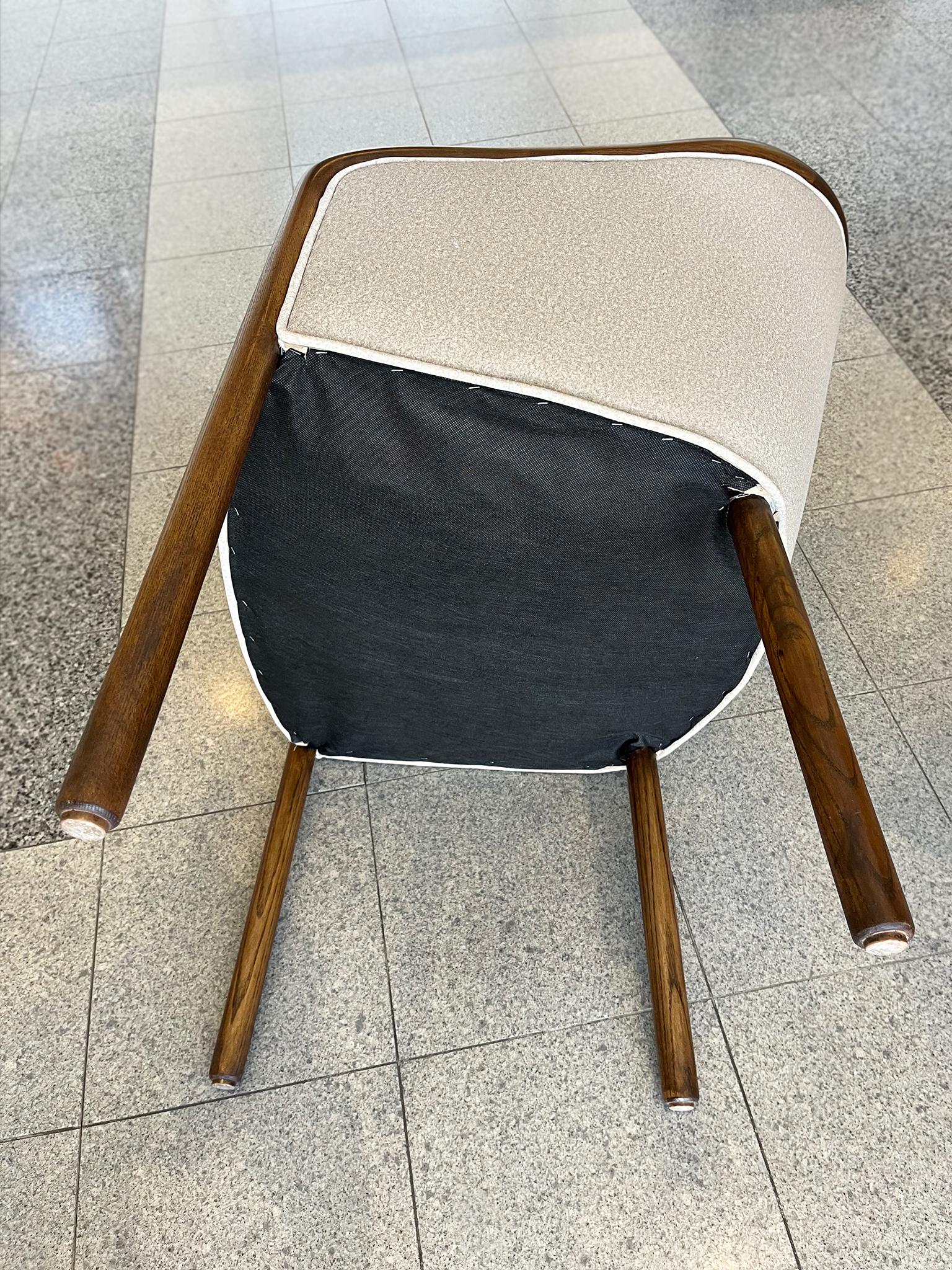Pair of Ward Bennett Library Chairs 10