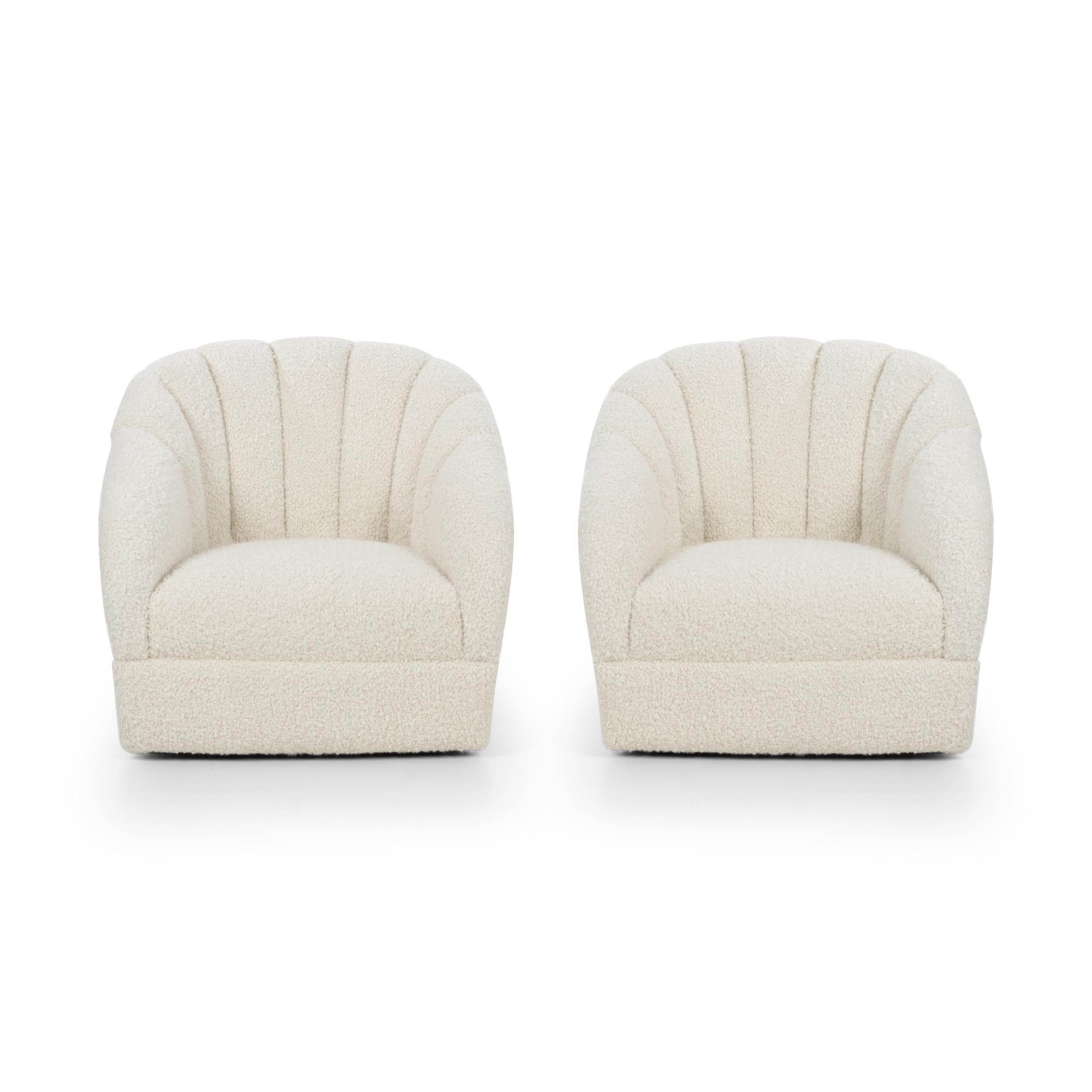 Mid-Century Modern Pair of Ward Bennett Lounge Chairs for Brickel