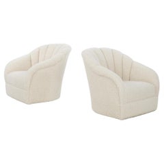 Pair of Ward Bennett Lounge Chairs for Brickel