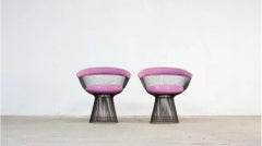 Pair of Warren Platner armchairs, Knoll edition, 1974.