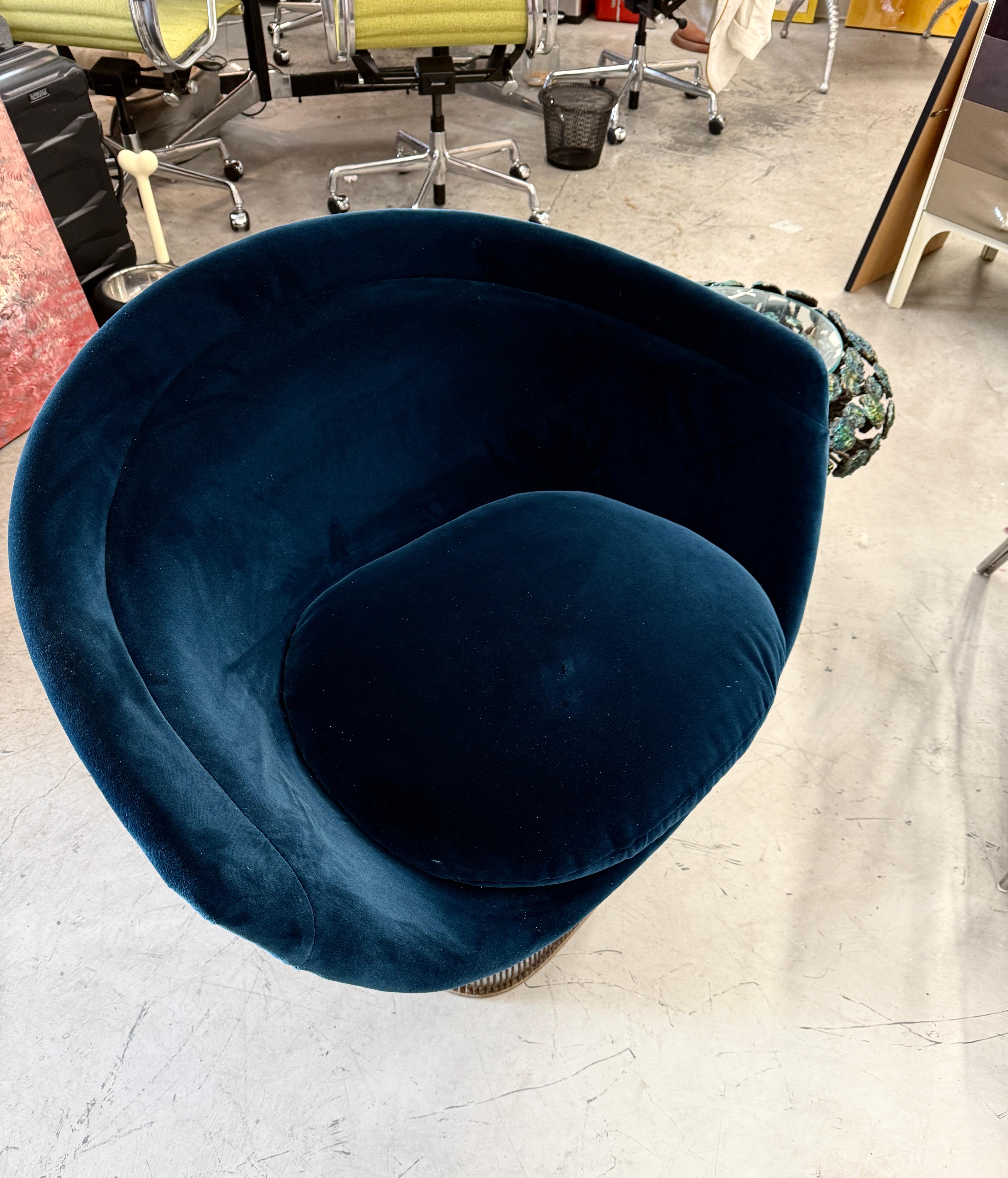 Paar Warren Platner-Loungesessel mit Bronze-Finish im Angebot 4
