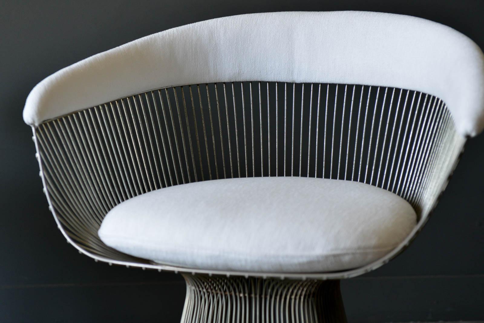 Late 20th Century Pair of Warren Platner for Knoll Armchairs, ca. 1970