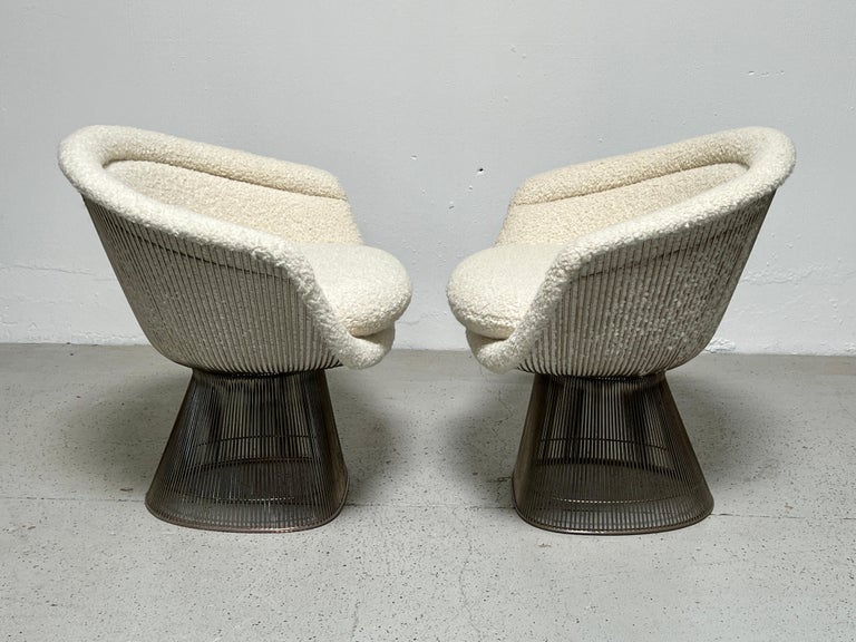 Pair of Warren Platner Lounge Chairs for Knoll For Sale 5