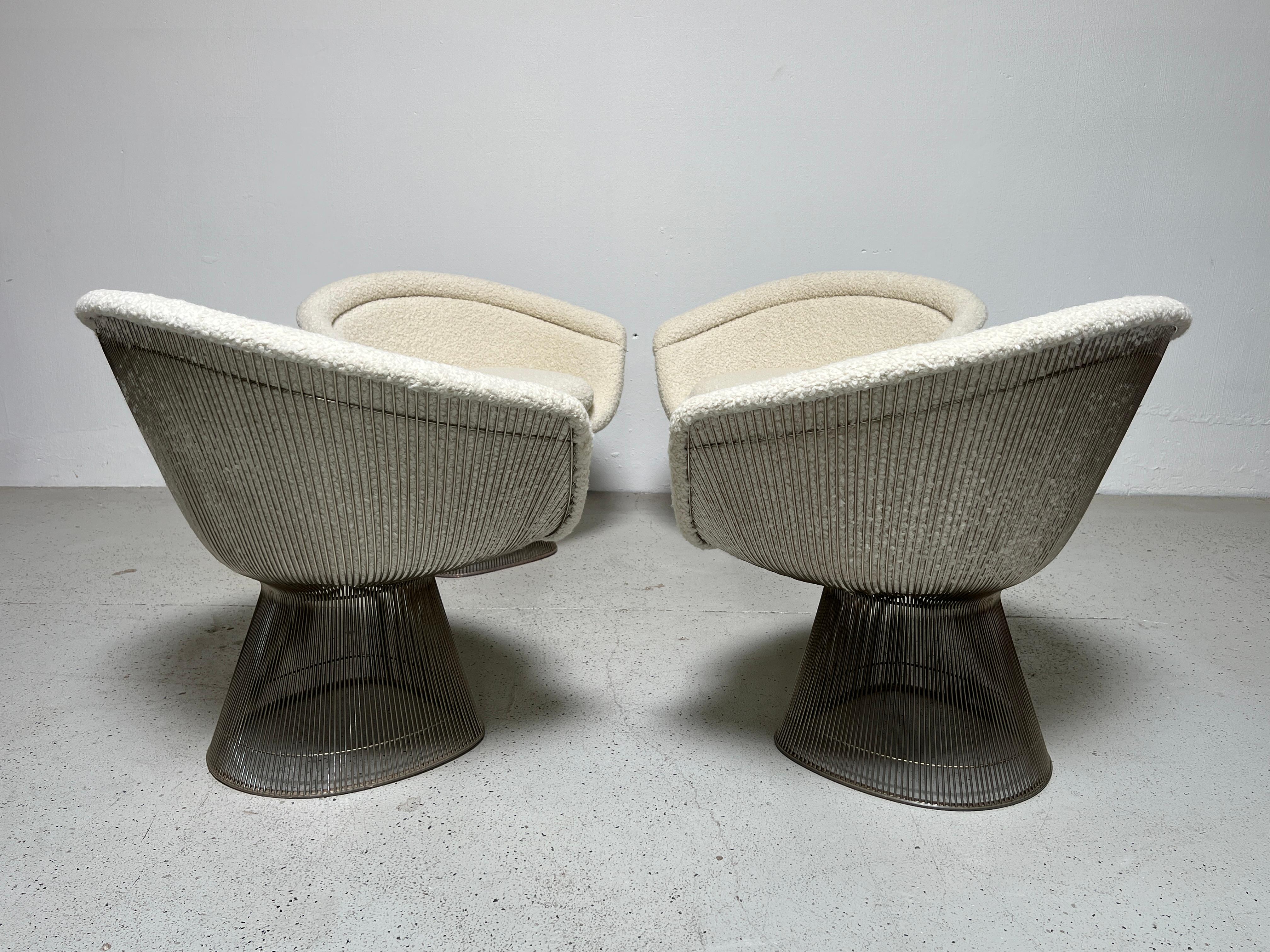 Pair of Warren Platner Lounge Chairs for Knoll 12