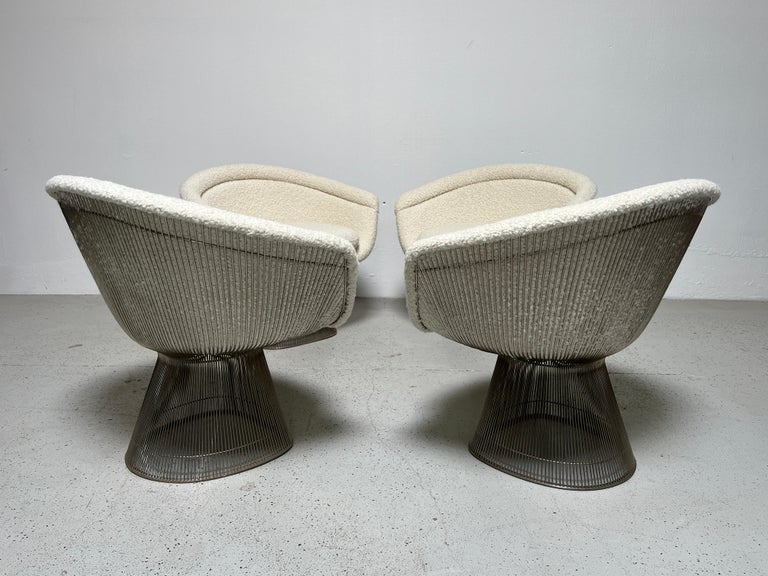 Pair of Warren Platner Lounge Chairs for Knoll For Sale 12