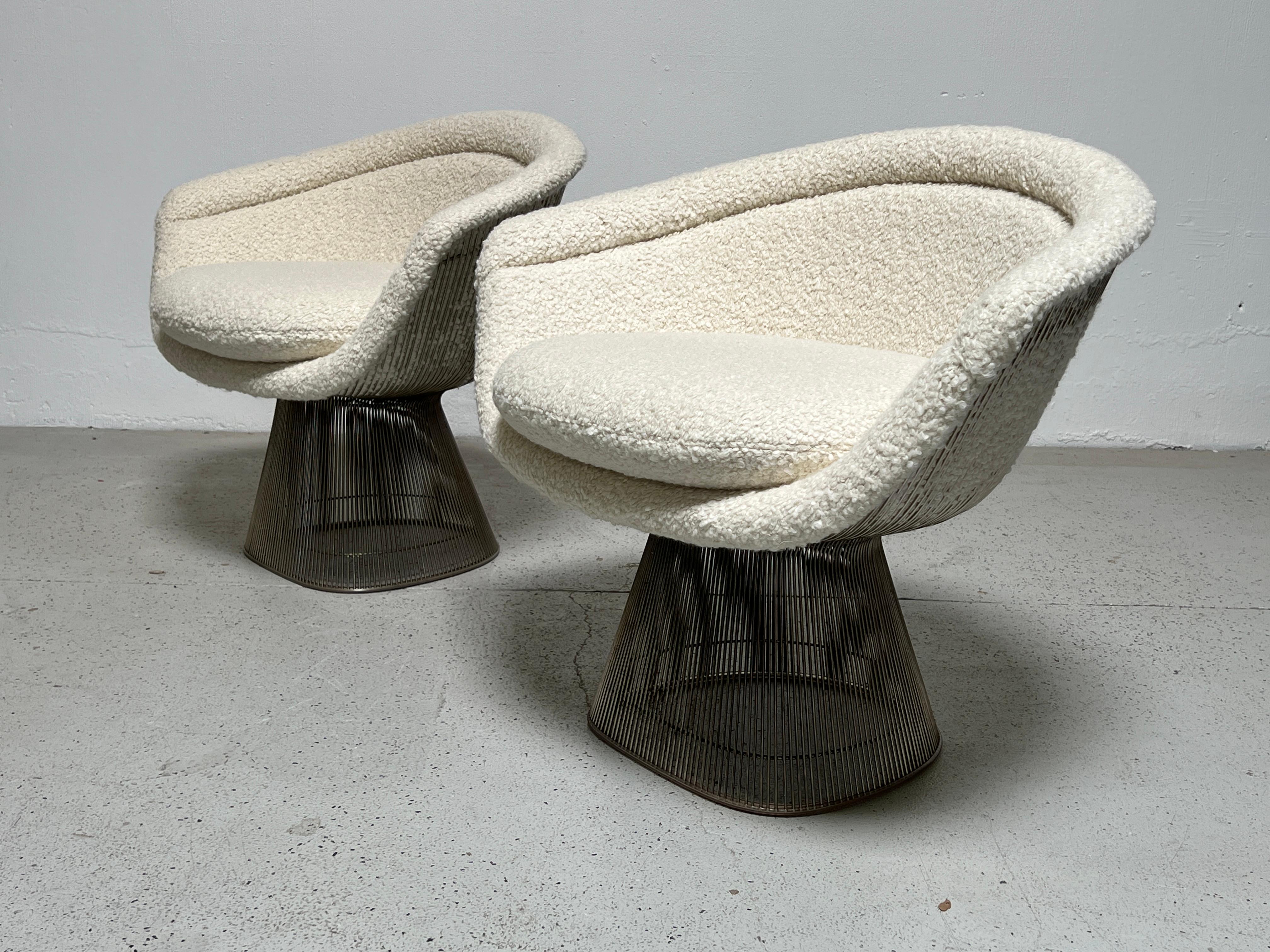 Late 20th Century Pair of Warren Platner Lounge Chairs for Knoll