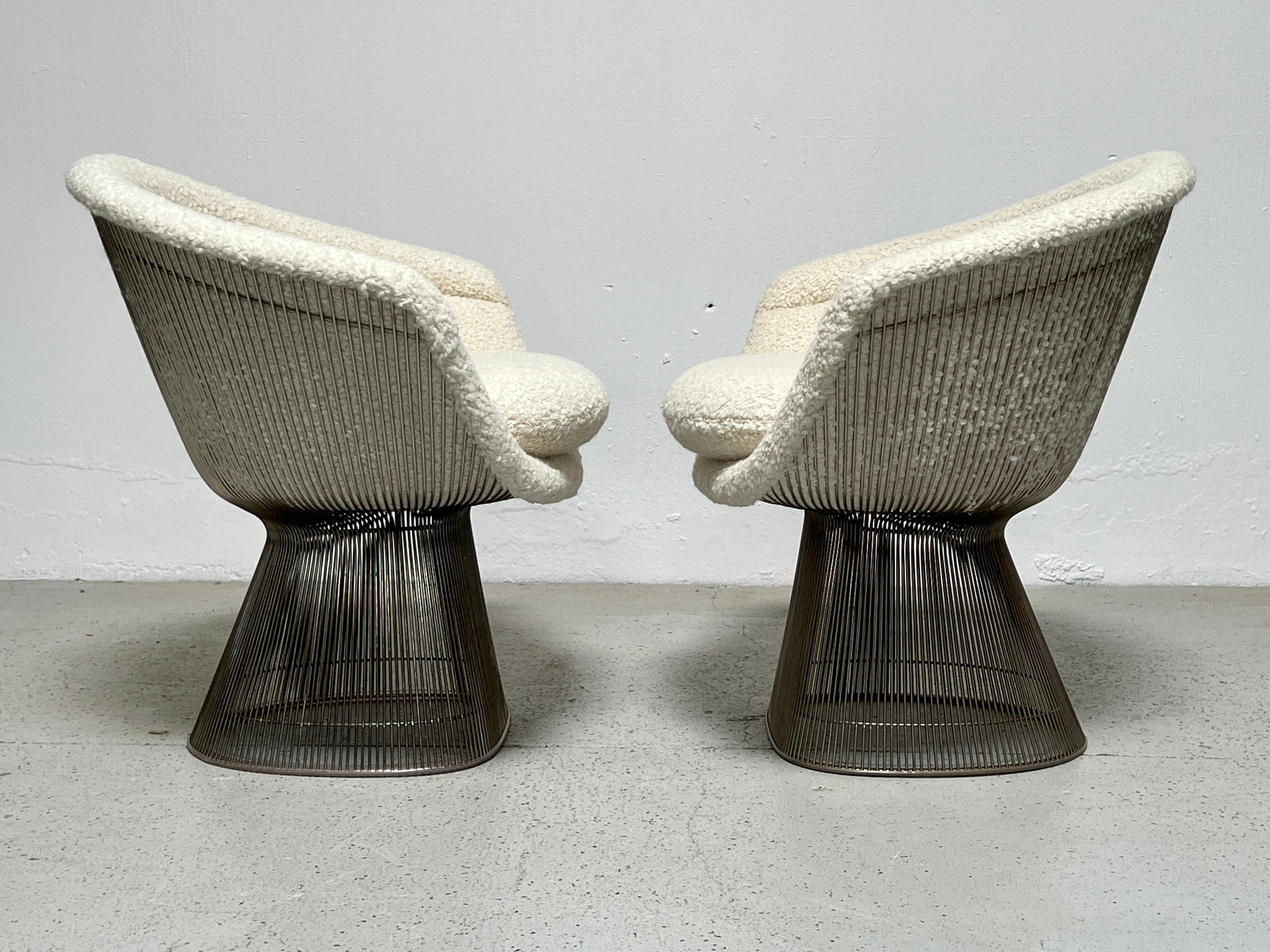 Pair of Warren Platner Lounge Chairs for Knoll 4