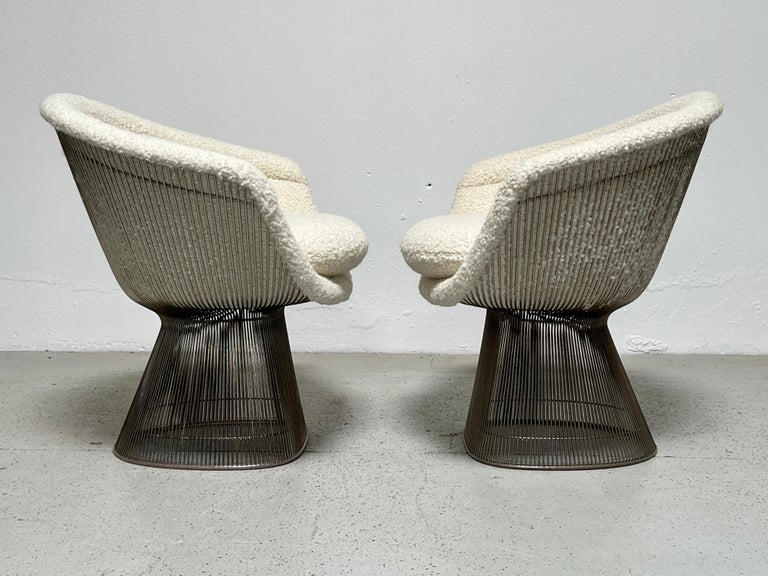Pair of Warren Platner Lounge Chairs for Knoll For Sale 4
