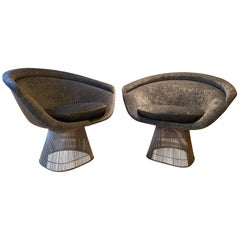 Pair of Warren Platner Lounge Chairs for Knoll
